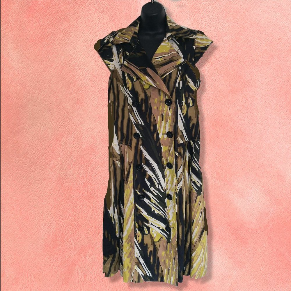 Rickie Freeman Teri Jon Bold Printed Blazer Dress